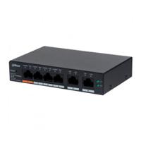SWITCH/ DAHUA/ CS4006-4GT-60 – SWITCH POE DE 6 PTOS GIGABIT/ 4 PTOS POE 10/100/1000/ 2 PTOS UPLINK 10/100/1000/60 WATTS TOTALES/ADMINISTRABLE EN LA NUBE POR DOLYNK CARE/ POE HASTA 250MT CARCASA MET