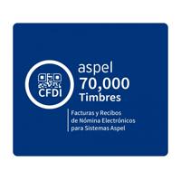 ASPEL 70000 TIMBRES (PARA FACTURE, CAJA, SAE O NOI) (ELECTRÓNICO)