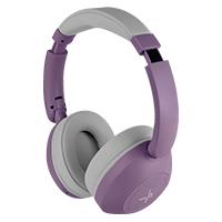 AUDIFONOS ON-EAR INALAMBRICOS PLEGABLES MANOS LIBRES CON BT PERFECT CHOICE SOUNDIA – MORADO