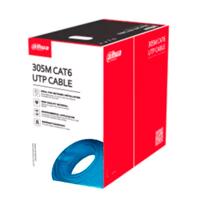 CABLE UTP/ DAHUA/ PFM920I-6UN-C /BOBINA DE CABLE UTP 100 COBRE/ CAT 6 / COLOR AZUL / INTERIOR / 305 METROS/ IDEAL PARA REDES Y VIDEO