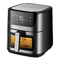 FREIDORA DE AIRE CON VENTANA MIRATI CON CAPACIDAD DE 8 LITROS, 1500W, TEMPERATURA DE 80C-200C