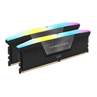 MEMORIA RAM CORSAIR DDR5 VENGEANCE RGB 48GB 2 X 24GB 7000MT/S CL36 BLACK CMH48GX5M2B7000C36