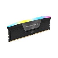 MEMORIA RAM CORSAIR DDR5 VENGEANCE RGB 96GB 4 X 24GB 6000MT/S CL30 BLACK CMH96GX5M4B6000C30