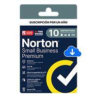 ESD NORTON SMALL BUSINESS PREMIUM / 10 DISPOSITIVOS / 1 AÑO – DESCARGA DIGITAL (NO SERVER)