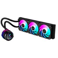 DISIPADOR DE ENFRIAMIENTO LIQUIDO GIGABYTE GP-AORUS WATERFORCE X II 360 / INTEL 115X, 1200, 1700 / AMD TR4, AM5, AM4, STR5 / 360MM / COLOR NEGRO