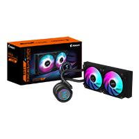 DISIPADOR LIQUIDO GIGABYTE GP-AORUS WATERFORCE II 240 / 240 MM / INTEL 115X, 1200, 1700, 1851 / AMD AM5, AM4 / ARGB