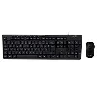 KIT ACTECK CREATOR PRIME MK455 / TECLADO Y MOUSE / ALAMBRICO / 105 TECLAS / MULTIMEDIA / 1600 DPI AJUSTABLE / OPTICO / 3 BOTONES SCROLL / WIN - MAC OS - ANDROID / NEGRO / AC-939928