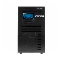 UPS DOBLE CONVERSION EN LINEA FORZA FDC-103K CON CAPACIDAD DE 3000VA/3000W FP 1 120V 9-NEMA 40-70HZ NEGRO.