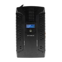 UPS FORZA HT-750LCD INTERACTIVO 750VA/450W 12 SALIDAS (6/6) SALIDAS COAXIAL Y USB SOBREMESA 120V NEGRO