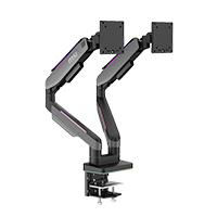 SOPORTE PARA MONITOR  MSI MPG MT201DR DOBLE MONITOR COLOR NEGRO TAMAÑO DE PANTALLA 17A 49 PUL. MAX PESO 20 KG RGB