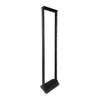 RACK DE ACERO, PARA PISO, 7X19, COLOR NEGRO