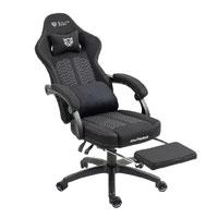 SILLA GAMER BALAM RUSH FORCE SUPER Z7 / MAX 150 KG / INCLINACION 135° / PISTON CLASE 4 / SOPORTE COJIN LUMBAR Y REPOSACABEZAS / REPOSAPIES Y REPOSABRAZOS / NEGRO / BR-940610