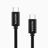 CABLE USB ADATA USB-C A USB-C CARGA RAPIDA 1MT COLOR NEGRO CACC-100PN-BK