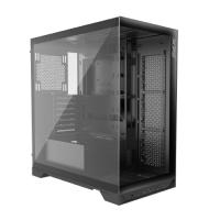 GABINETE GAMER ADATA XPG INVADER X MEDIA TORRE CRISTAL TEMPLADO ATX NEGRO (INVADERXMT-BKCWW)