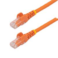 CABLE DE RED DE 0.5M NARANJA CAT6 UTP ETHERNET GIGABIT RJ45 SIN ENGANCHES STARTECH