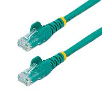 CABLE DE 0.5M VERDE DE RED GIGABIT CAT6 ETHERNET RJ45 SIN ENGANCHE - SNAGLESS STARTECH