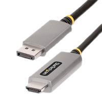 CABLE ADAPTADOR DE 2M DISPLAYPORT A HDMI - 8K 60HZ - 4K 144HZ - HDR10 - CONVERTIDOR DE VIDEO ACTIVO DP 1.4 A HDMI 2.1 - CONVERTIDOR DISPLAYPORT A MONITOR HDMI STARTECH