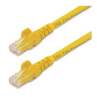 CABLE DE RED DE 0.5M AMARILLO CAT6 UTP ETHERNET GIGABIT RJ45 SIN ENGANCHES STARTECH