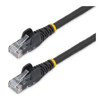 CABLE ETHERNET CAT 6 DE 2 METROS - LSZH (BAJO NIVEL DE HUMO Y CERO HALóGENOS) - CABLE DE RED PATCH UTP RJ45 POE  NEGRO, CAT6, ETL, 24AWG STARTECH