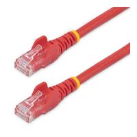 CABLE DE RED ETHERNET CAT6 SNAGLESS DE 3M ROJO - CABLE PATCH RJ45 UTP STARTECH
