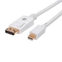 CABLE DISPLAYPORT,MANHATTAN,324748, – MINIDP M-M  2.0M BLANCO