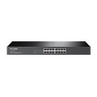 SWITCH TP-LINK TL-SF1016 16 PUERTOS RJ45 10/100 MBPS NO ADMINISTRABLE PARA RACK DE 19 PULGADAS