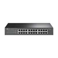 SWITCH INTELIGENTE TP-LINK NO ADMINISTRABLE 24 PUERTOS RJ45 10/100/1000MBPS