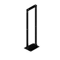 RACK NORTH SYSTEM 45 U.R. 2 POSTES 19 PULGADAS ALUMINIO LIGERO NEGRO LISO