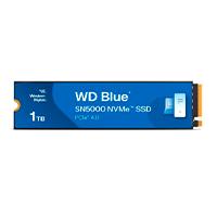 UNIDAD DE ESTADO SOLIDO SSD INTERNO WD BLUE SN5000 1TB M.2 2280 NVME PCIE GEN4 X4 LECT.5150MBS ESCRIT.4900MBS TBW600 PC LAPTOP MINIPC WDS100T4B0E-00CNZ0