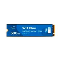 UNIDAD DE ESTADO SOLIDO SSD INTERNO WD BLUE SN5000 500GB M.2 2280 NVME PCIE GEN4 X4 LECT.5000MBS ESCRIT.4000MBS TBW300 PC LAPTOP MINIPC WDS500G4B0E-00CNZ0