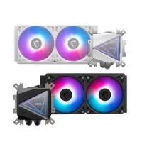 DISIPADOR DE ENFRIAMIENTO LIQUIDO MS MAG CORELIQUID I240 / WHITE/ 240MM / INTEL ,1700, 1851 / AMD AM5, AM4 / RGB