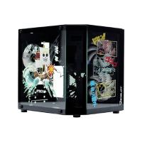 GABINETE OCELOT GAMING BLACK BUCCANEER /M-ATX, ITX / PANEL LATERAL Y FRONTAL DE CRISTAL TEMPLADO / INCLUYE 3 VENTILADORES RGB/ ENFRIAMIENTO LIQUIDO HASTA 240MM / GPU HASTA 340MM / COLOR NEGRO