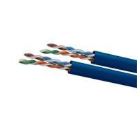 BOBINA DE CABLE WAM CAT6 UTP CCA 23 AWG 305 MTS COLOR AZUL