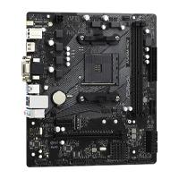 MB ASROCK A520M AMD AM4 / DDR4 4733 / 1 X PCIE 3.0 X16 / D-SUB / DVI-D / HDMI / 6 X USB 3.2 / GAMA BAJA