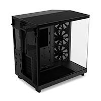 GABINETE NZXT H6 FLOW / VIDRIO TEMPLADO / NEGRO / ATX, MICRO-ATX, MINI-ITX/ MID TOWER / GAMER