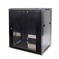 GABINETES/INTELLINET/711869/GABINETE DE MONTAJE EN PARED DE 19, 12U, 450 MM (17.7 PULG.) PROFUNDIDAD, NEGRO