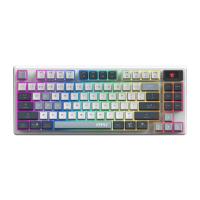 TECLADO INALÁMBRICO MSI FORGE FORGE GK600 TKL W SKY US INALÁMBRICO / BLUETOOTH / USB 2.0 / RGB