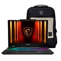 PORTATIL GAMER MSI CYBORG 15 B2RWFKG/ 15.6 FHD 144HZ / INTEL CORE 5 210H HASTA 4.8 GHZ / DDR5 16GB (2*8GB) / 512GB SSD / NVIDIA RTX 5060, GDDR7 8GB / WIN 11 HOME / INCLUYE BACKPACK