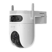 CAMARA PT DOBLE LENTE / 10 MEGAPIXEL (5MP+5MP) / IA DETECCION HUMANA Y VEHICULO / VISION NOCTURNA A COLOR / SIRENA Y LUZ ESTROBOSCOPICA / VISTA SIMULTANEA DE CAMARA PT Y CAMARA FIJA / AUDIO BIDIRECC