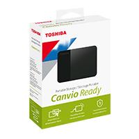 DD EXTERNO 2TB TOSHIBA CANVIO READY 2.5 USB 3.0 NEGRO VELOCIDAD DE TRANSFERENCIA 5 GB /S / WIN 10